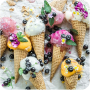 many ice cream cones